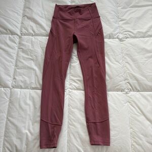 Pink Lululemon Leggings Size 4